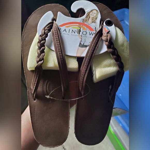Rainbow Shoes - 🌈Rainbow flip flops